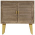 Rustika Rowe -  Sideboard 80x35x80 cm Solid Mango Wood and Cast Iron
